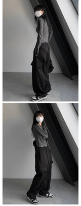 (×)ハードタックワイドストリングパンツ / HARDTACK WIDE STRING PANTS