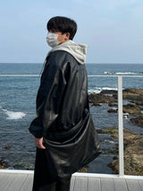メリーディタッチャブルフーディライダージャケット / MELLY DETACHABLE HOODY RIDER JACKET(2COLOR)