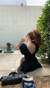 ラブリーVパフドレス