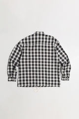 オンブルポケットシャツジャケット / OMBRE POCKET SHIRKET(SHIRTS JACKET)-MARS BLACK