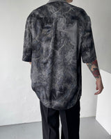 EV クラックタイダイ半袖シャツ / EV Crack Tie Die Short-Sleeved Shirt (2 colors)