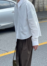 パディングベルトワイドパンツ