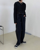 ラップ デニムパンツ / SI Wrap Denim Pants (2 colors)
