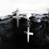 ナイーブクロスD-2シルバーイヤリング / Naive Cross-D2 silver earring (4593051926646)