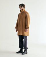 UNISEX WOOL RAGLAN HIDDEN COAT M - TWILL CAMEL (6636060704886)