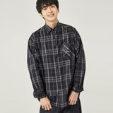 レイラクラウディーチェックシャツ / Layla The reason for love Cloudy Check Shirt S72 Navy (6550302326902)