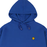 [UNISEX]Yellow odd flower embroidery hoodie