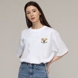 スモールマルチカラースマイルレオパードショートスリーブTシャツ / Small Multi-Color Smile Leopard Short-Sleeved T-shirt