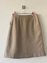 Ancient buckle midi skirt