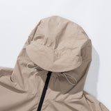 カットポイントウィンドブレーカージャケット / CUT POINT WINDBREAKER JACKET - BEIGE