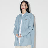 Solid Overfit Long sleeve shirt [LIGHT BLUE] (6618544242806)