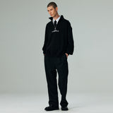 アノラックスウェット/ANORAK SWEAT SHIRT-BLACK