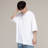 フラワー ドット オーバーサイズ フィット ショート スリーブ Tシャツ /  Flower Dots Oversized Fit Short-Sleeved T-Shirt