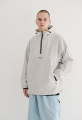 BSMステッチフーデッドアノラックジャケット/BSR2223FWJK078 BSM STRETCH HOODED ANORAK JACKET CREAM