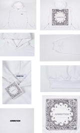 paisley HOODIE white (6574120140918)