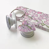 ピンクデルフィニウム スマートフォンケース/Pink Delphinium (Galaxy) Matt Hard Case