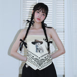 カウボーイキャットスカーフトップ / 0 2 cowboy cat scarf top