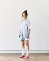 カラーブロックVネックTシャツ / COLOR BLOCK V-NECK T-SHIRT