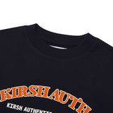 KIRSH ARCH LOGO BASIC SWEATSHIRT [DARK NAVY]