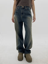 ヒーティングウォッシングデニムパンツ / No.3043 Heating washing denim pants (2color)