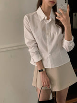 FV Basic Slim Line Crop Shirt (5color)
