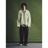 Vローハンド刺繍ジャケット / V-LOW HAND EMBROIDERY JACKET_ECRU
