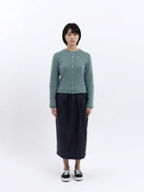 LAMB LIVELIHOOD SWEAT CARDIGAN (TURQUOISE)