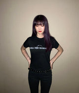 KILL THE ROMANCE T-SHIRT BLACK (WOMAN)