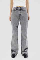 グレーデニムブーツカットパンツ / no.0027 Gray Denim Bootcut Pants