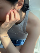 [92.5silver] nuts earrings