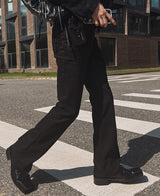 サークルブーツカットズボン/Circle bootcut trousers