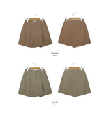 Brick Autumn Pintuck Shorts (2color)