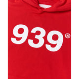 939ロゴフード / 939 LOGO HOOD (DEEP RED)