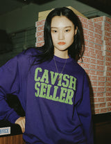 ブークルカレッジスウェットシャツ/BOUCLE COLLEGE SWEATSHIRT LIGHT GREY(CV2CFUM469A)