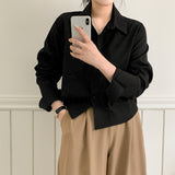 [6color] Basic pocket shirt & blouse
