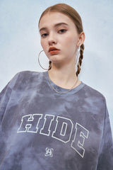 HIDE Tie Dye Graphic T-Shirt (Navy) (6571000299638)