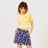 フリーキッシュデイジーミニスカート/FREAKISH DAISY MINISKIRT (NAVY)