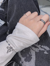  Milky Way Matte Cubic Ring