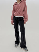 デニムレイズドブーツカットパンツ/no.2336 Denim Raised Bootcut Pants (2color)