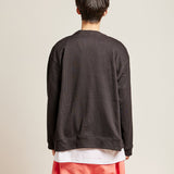Vネックワッフルカーディガン/DAMP V-NECK WAFFLE CARDIGAN_BLACK