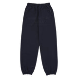 A LOGO SYMBOL PRINTING TRAINING PANTS NAVY