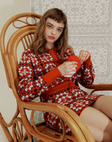 GRANNY SQUARE KNIT MINI SKIRT RED (6691438526582)