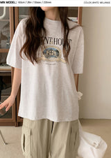 オリエントプリント半袖Tシャツ (3color)