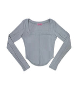 PNFメイド S/Sバービースクエアネックライントップ / PNF made S/S Barbie squareneck line top