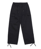ワイドコットンカーゴパンツ / WIDE COTTON CARGO PANTS - BLACK