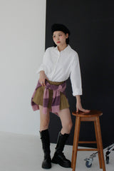 ピーチボクシーシャツ/Peach Boxy Shirt (4color)