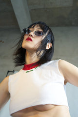 ロックスターロゴクロップトップ / ROCKSTAR LOGO CROP TOP (4510420369526)