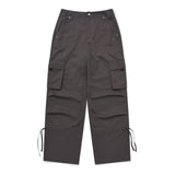 STRING CARGO POCKET PANTS [CHARCOAL]
