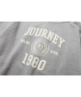 ゴールデン刺繡スウェット/Golden Emblem Sweatshirt (Grey)