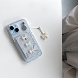[Magsafe ver.] ミニラブリーリボンカードスロット　ジェリーハードケースセット（ハートペンダント）